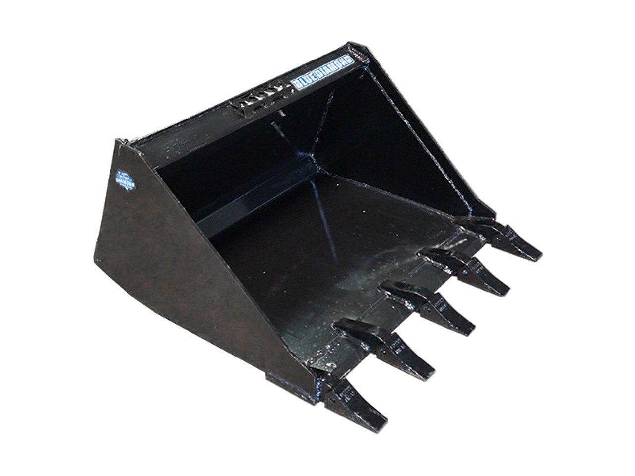 blue-diamond-mini-bucket-7__12592 Mini Skid Steer Bucket 20" Back | Blue Diamond - Image 1