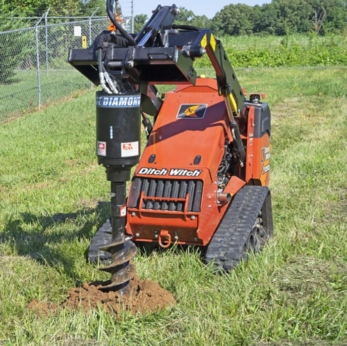 See Customer Photos Mini Skid Steer Auger Attachment | Blue Diamond - Image 1