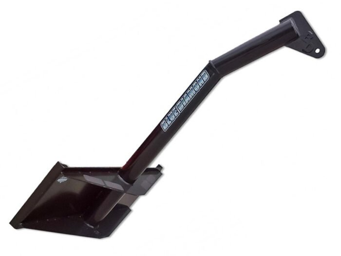 Mini Skid Steer Heavy Duty Angle Broom Attachment | Blue Diamond - Image 1