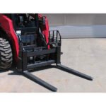 Skid Steer Walk Through Pallet Fork Attachment | Bradco - Image 2