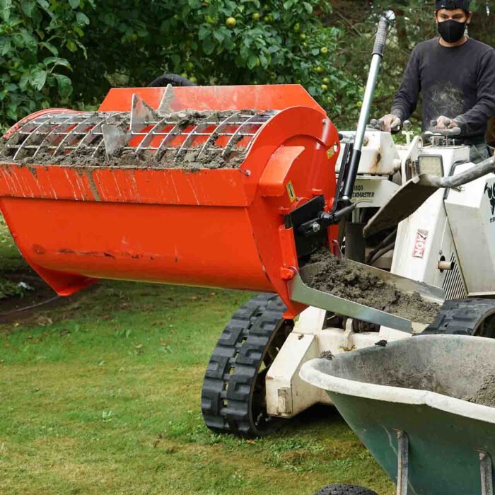 Mini Skid Steer Hurricane Concrete Mixer | Eterra - Image 1