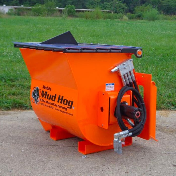 Mini Mobile Mud Hog Cement Mixing Attachment | EZ Grout - Image 1