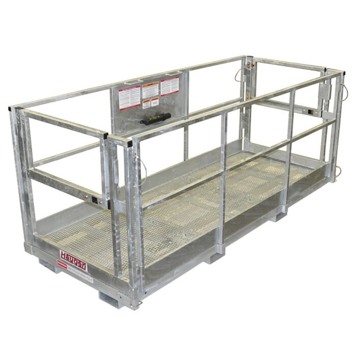 Telehandler Galvanized Work Platform | Haugen - Image 1