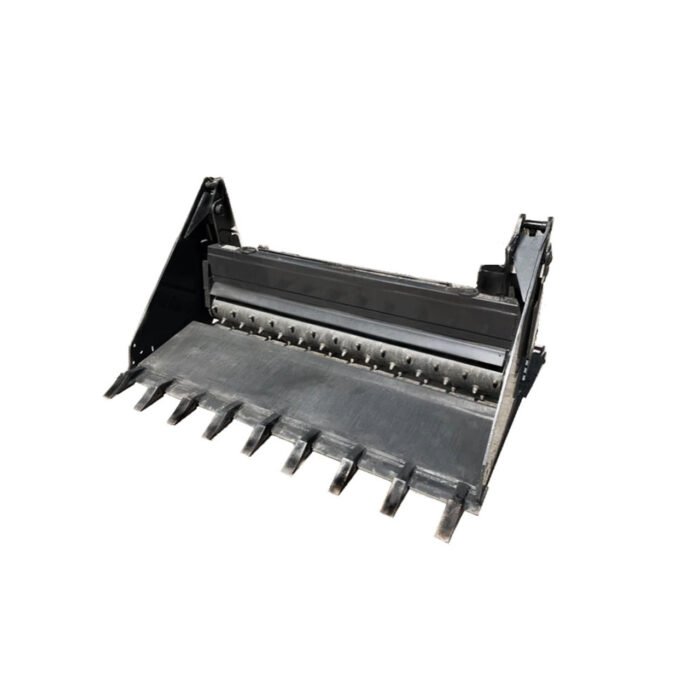 Mini Skid Steer Multi-Purpose Power Rake | CID - Image 1
