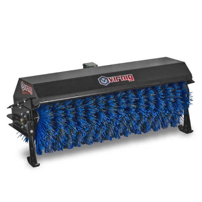 V20 Mini Skid Steer Angle Broom | Virnig - Image 1