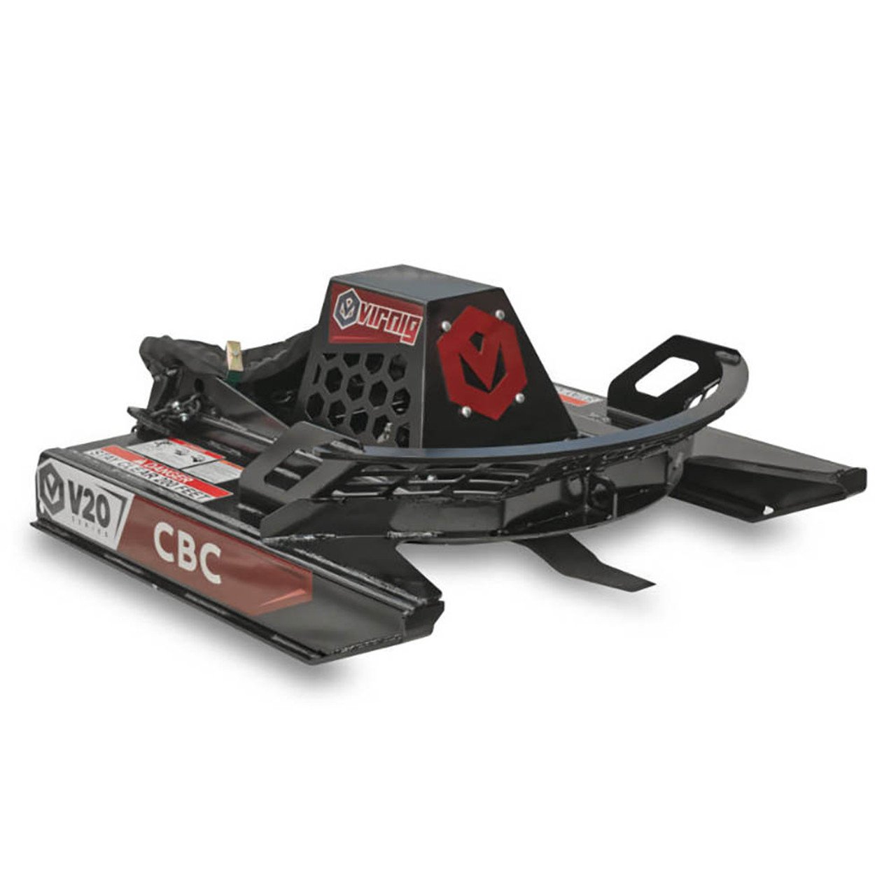 virnig-mini-skid-steer-open-front-rotary-brush-cutter-side-front__76128 V20 Mini Skid Steer Open Front Rotary Brush Cutter | Virnig - Image 1